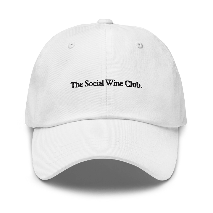 The Social Wine Club. Dad hat - White - Cocktailored