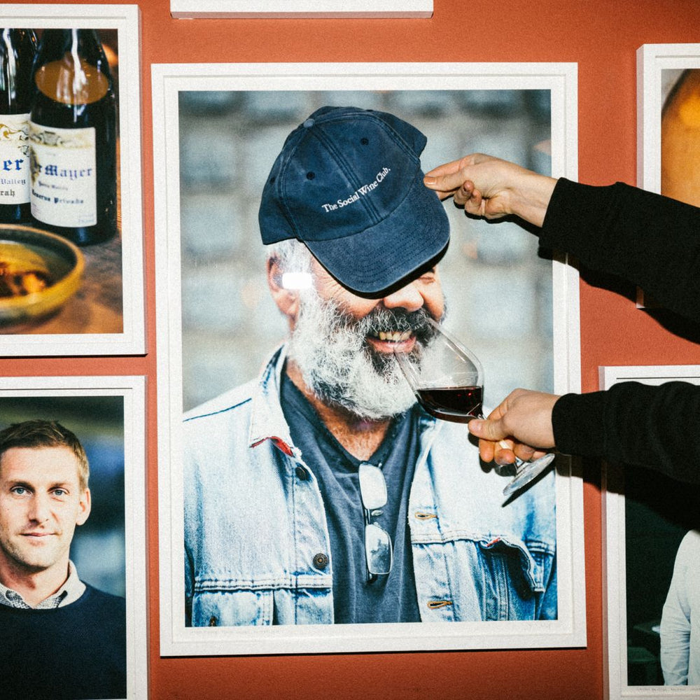 The Social Wine Club. Vintage Hat - Vintage Black - Cocktailored