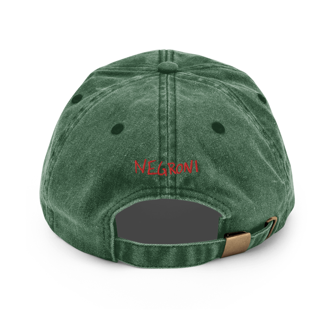 Bitter is Better Vintage Hat - Vintage Bottle Green - Cocktailored