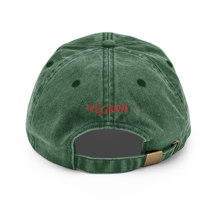 Bitter is Better Vintage Hat - Vintage Bottle Green - Cocktailored