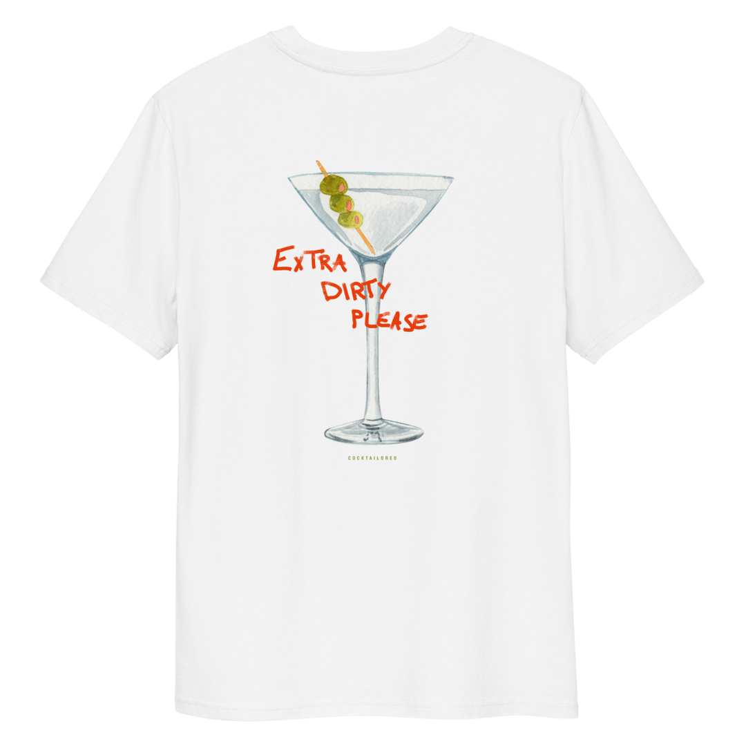 Dirty Martini organic t-shirt - S - Cocktailored