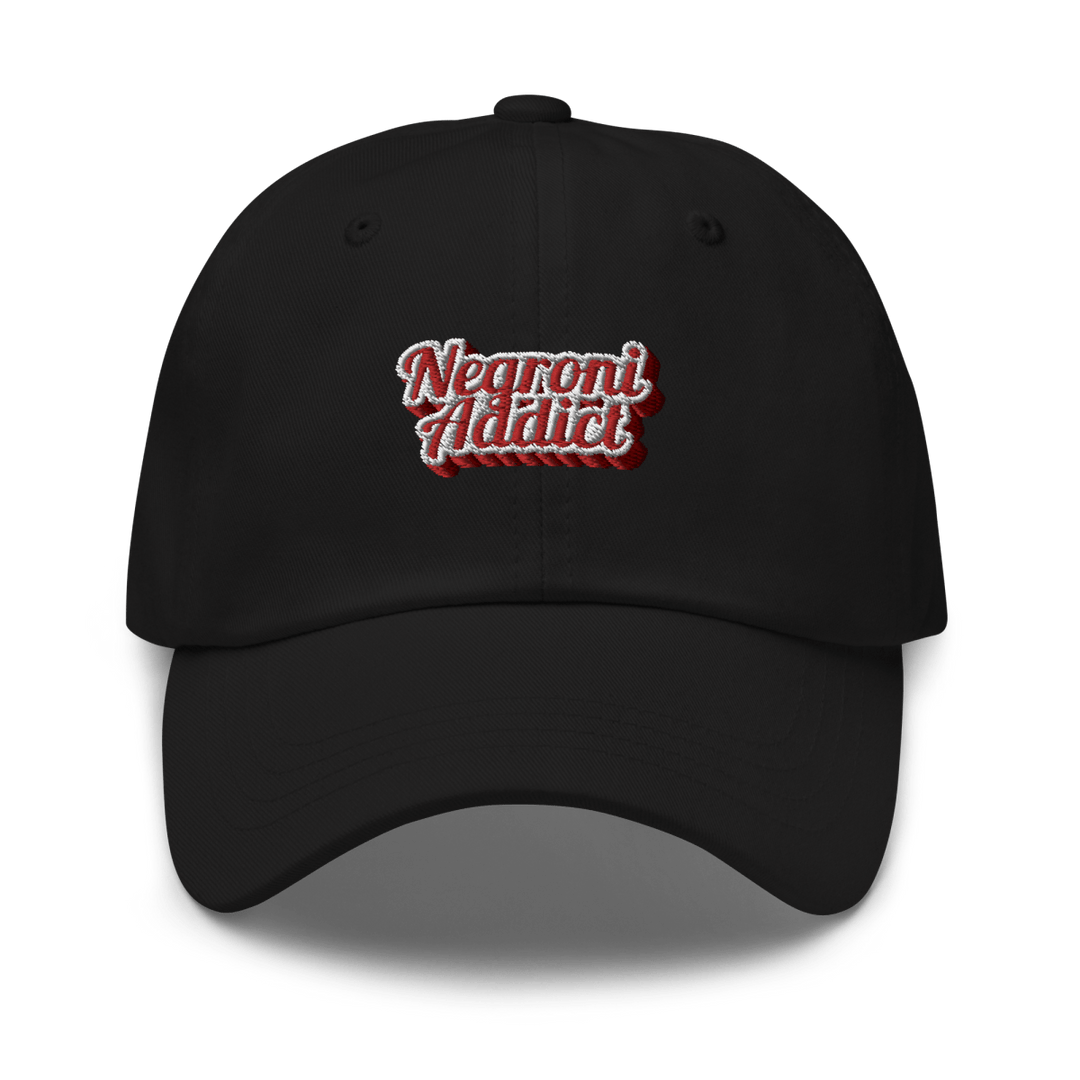 Negroni Addict Dad hat - Black - Cocktailored