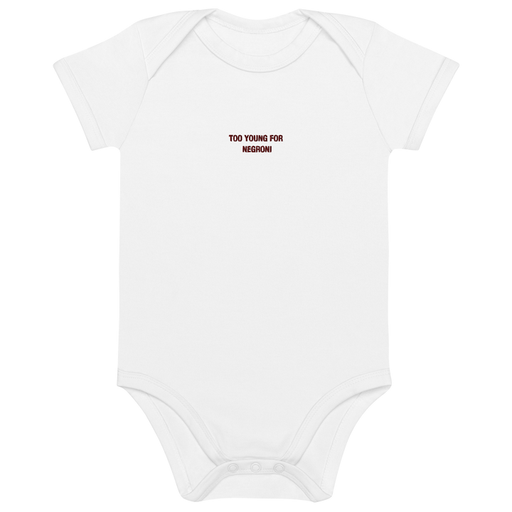 The Negroni Organic cotton baby bodysuit