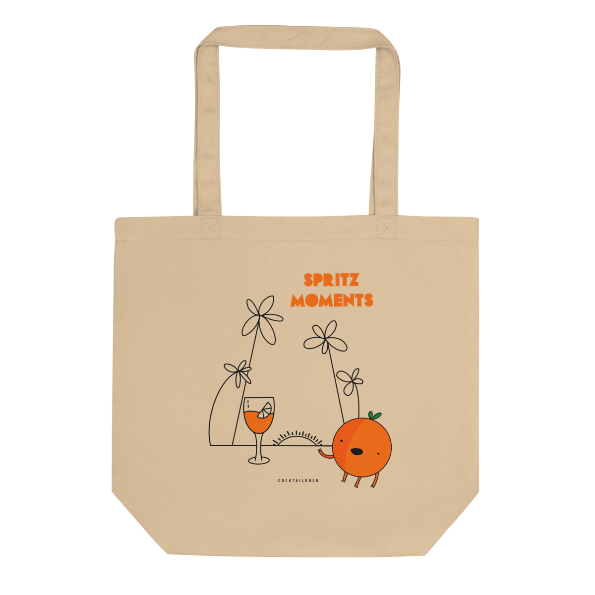 Totebag Spritz Moments van biologisch katoen