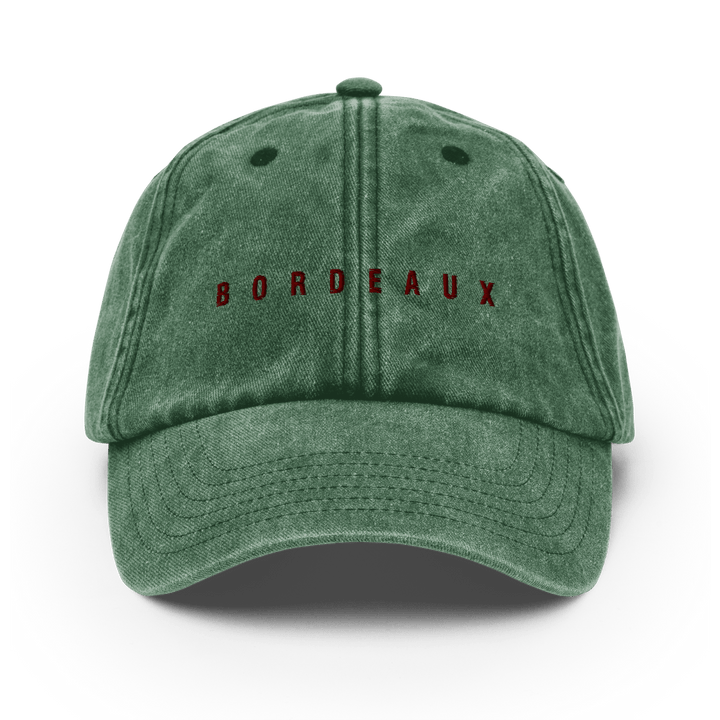 The Bordeaux Vintage Hat - Vintage Bottle Green - Cocktailored