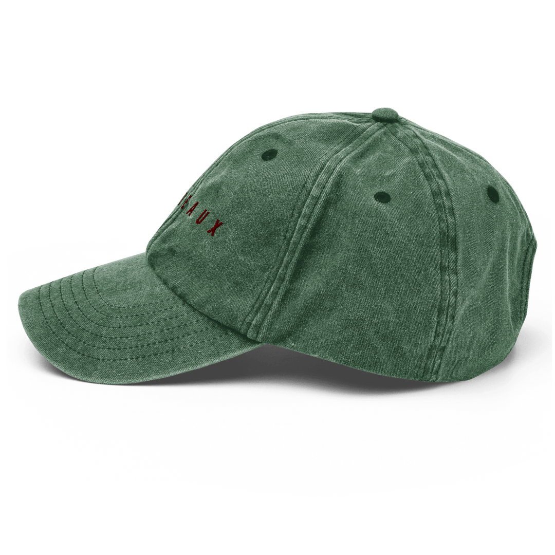 The Bordeaux Vintage Hat - Vintage Bottle Green - Cocktailored