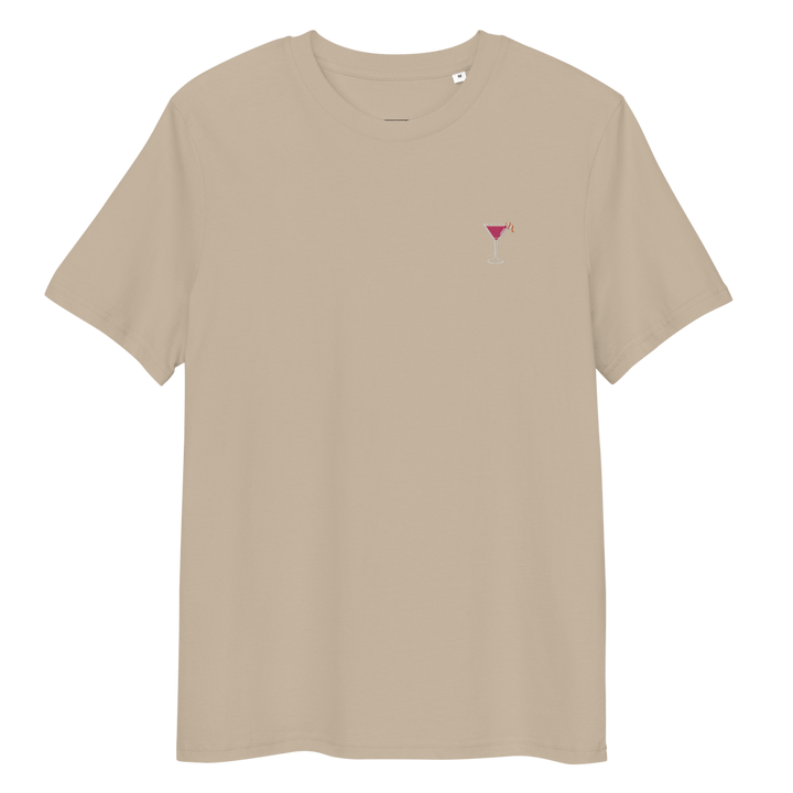 The Cosmopolitan Glass organic t-shirt - Desert Dust - Cocktailored