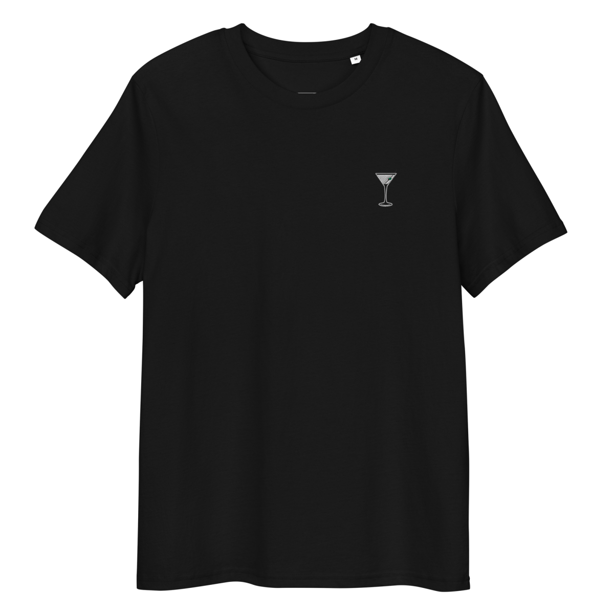 Das trockene Martini-Glas-Bio-T-Shirt