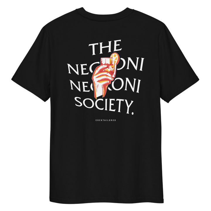 The Negroni Society organic t-shirt - Black - Cocktailored