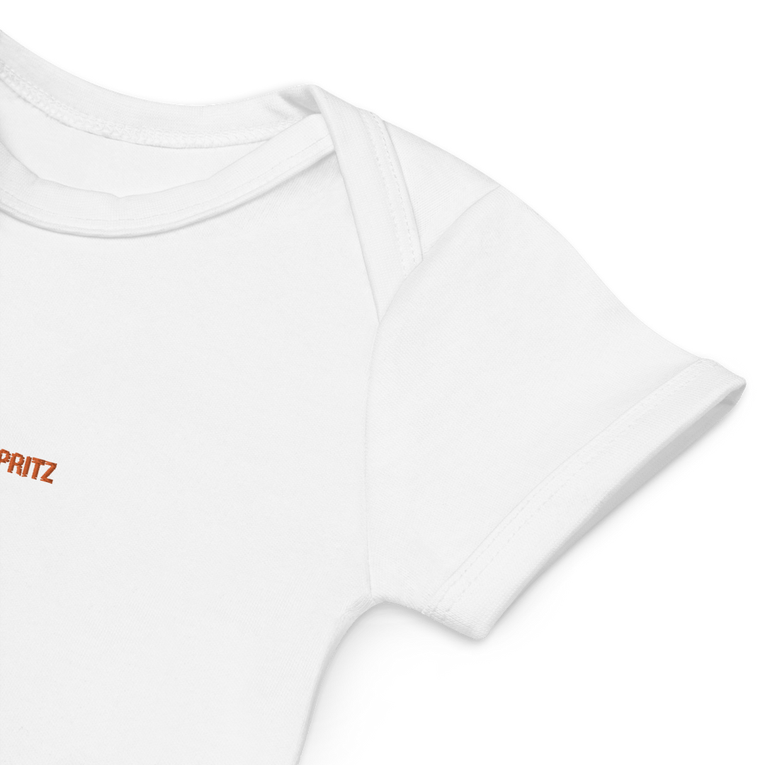 The Spritz Organic cotton baby bodysuit - White - Cocktailored