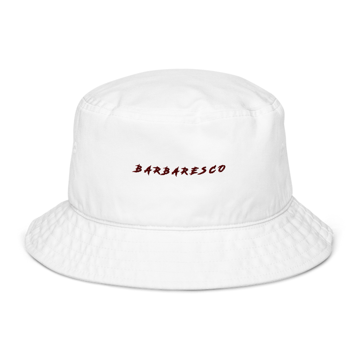 The Barbaresco Organic bucket hat - Bio White - Cocktailored