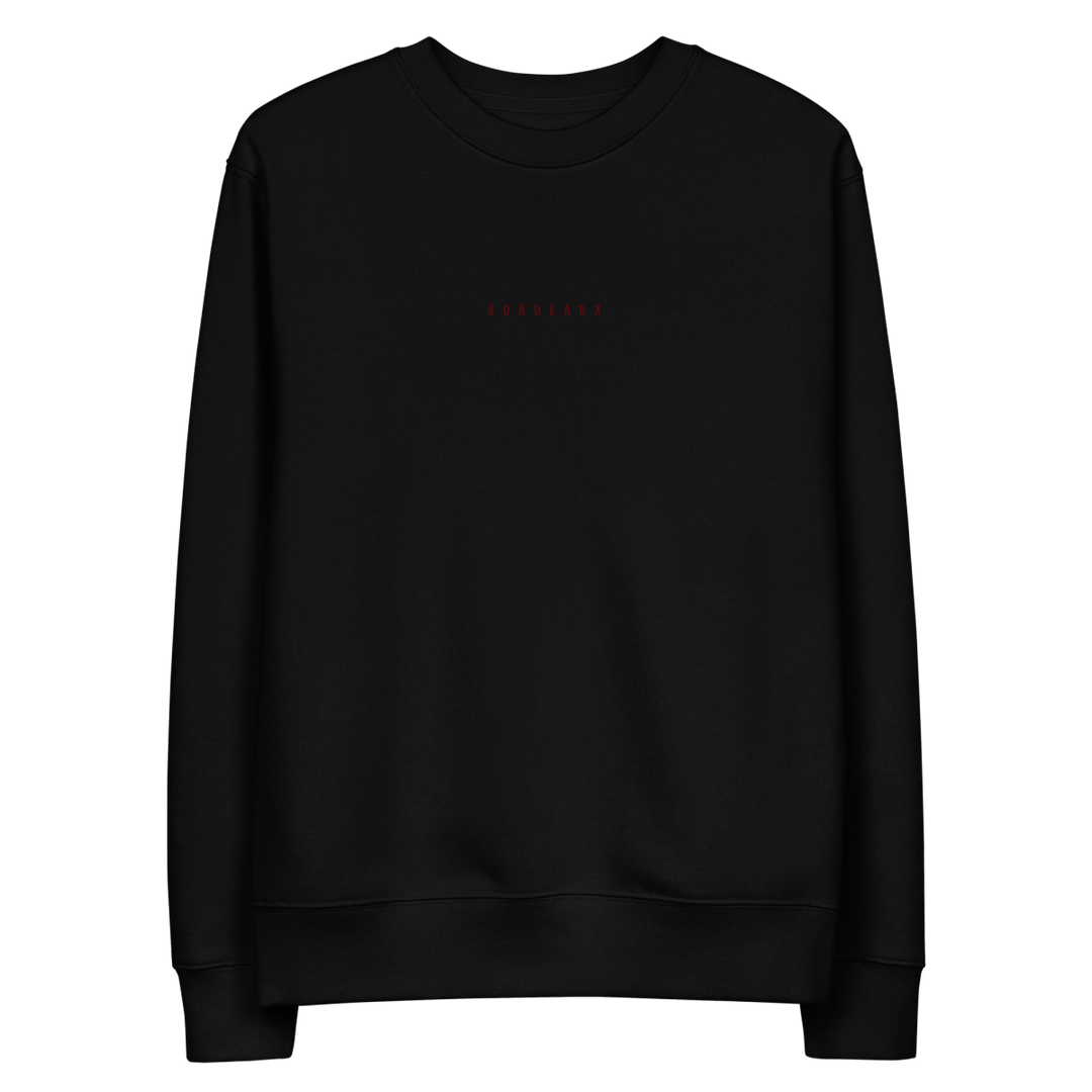 The Bordeaux eco sweatshirt - Black - Cocktailored