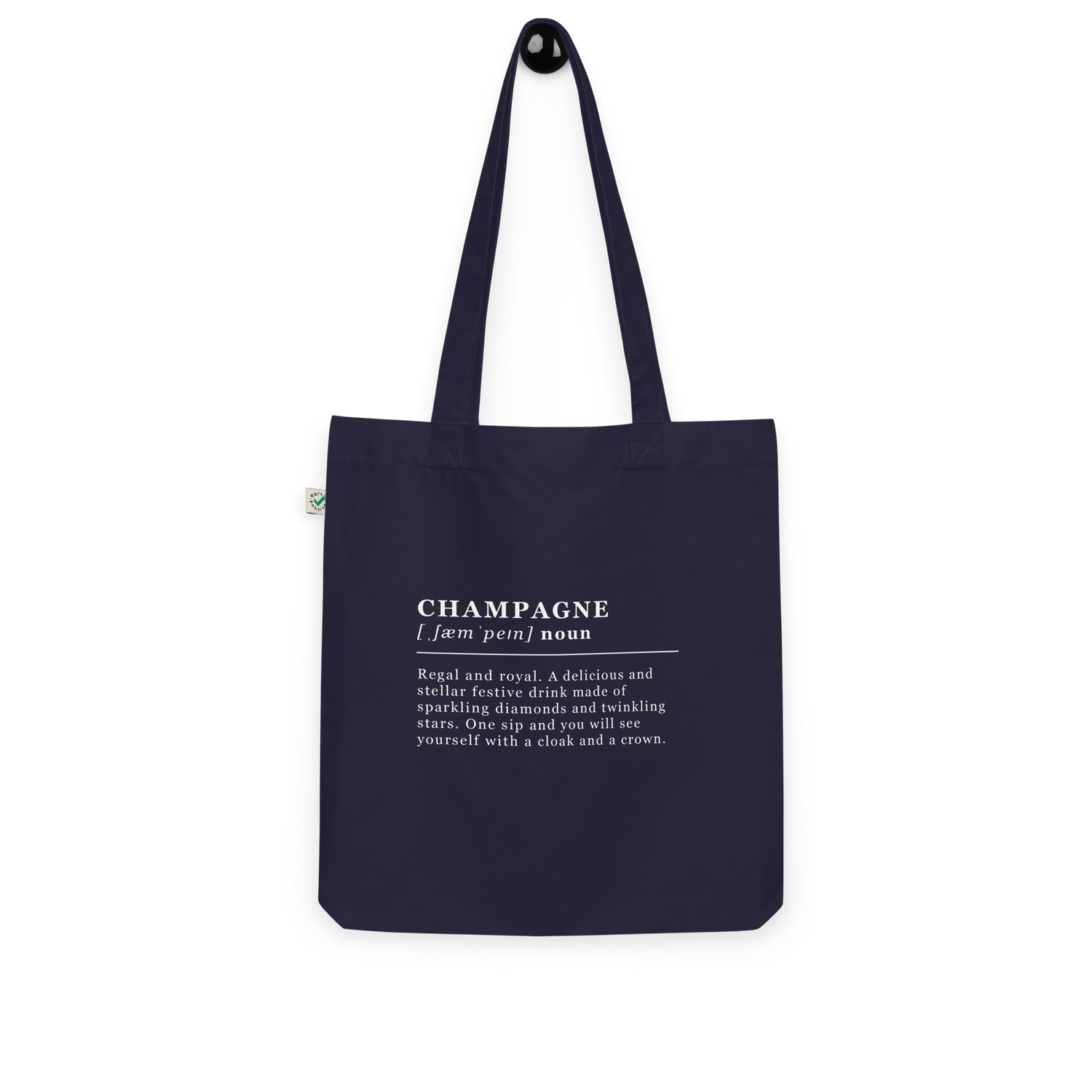 The Champagne Organic tote bag