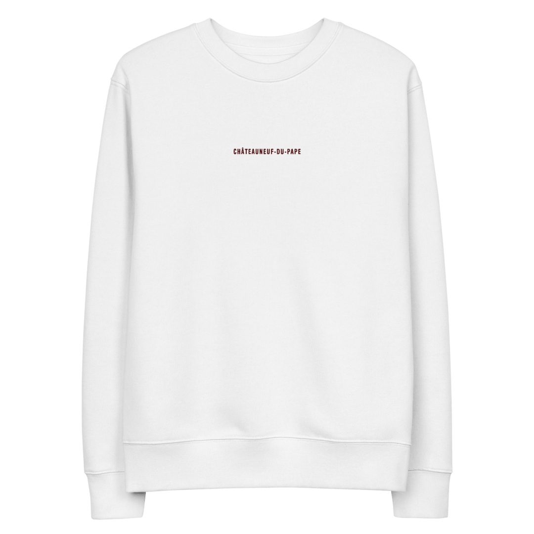 The Châteauneuf-du-Pape eco sweatshirt - White - Cocktailored