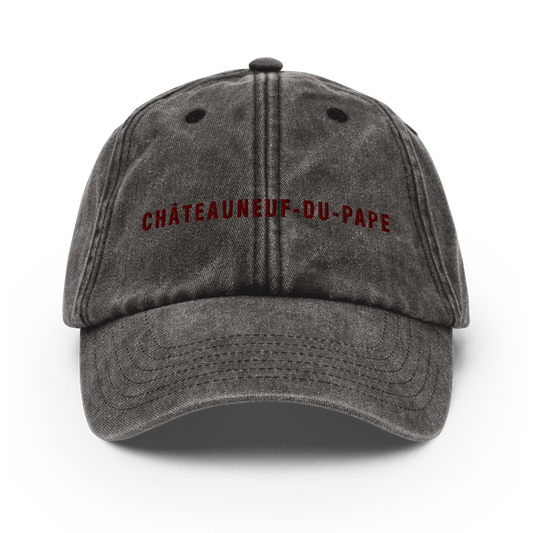 The Châteauneuf-du-Pape Vintage Hat - Vintage Black - - Cocktailored
