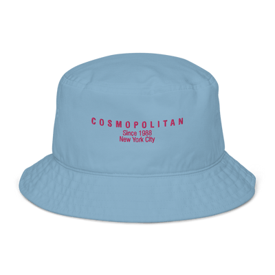The Cosmopolitan 1988 Organic bucket hat - Slate Blue - - Cocktailored