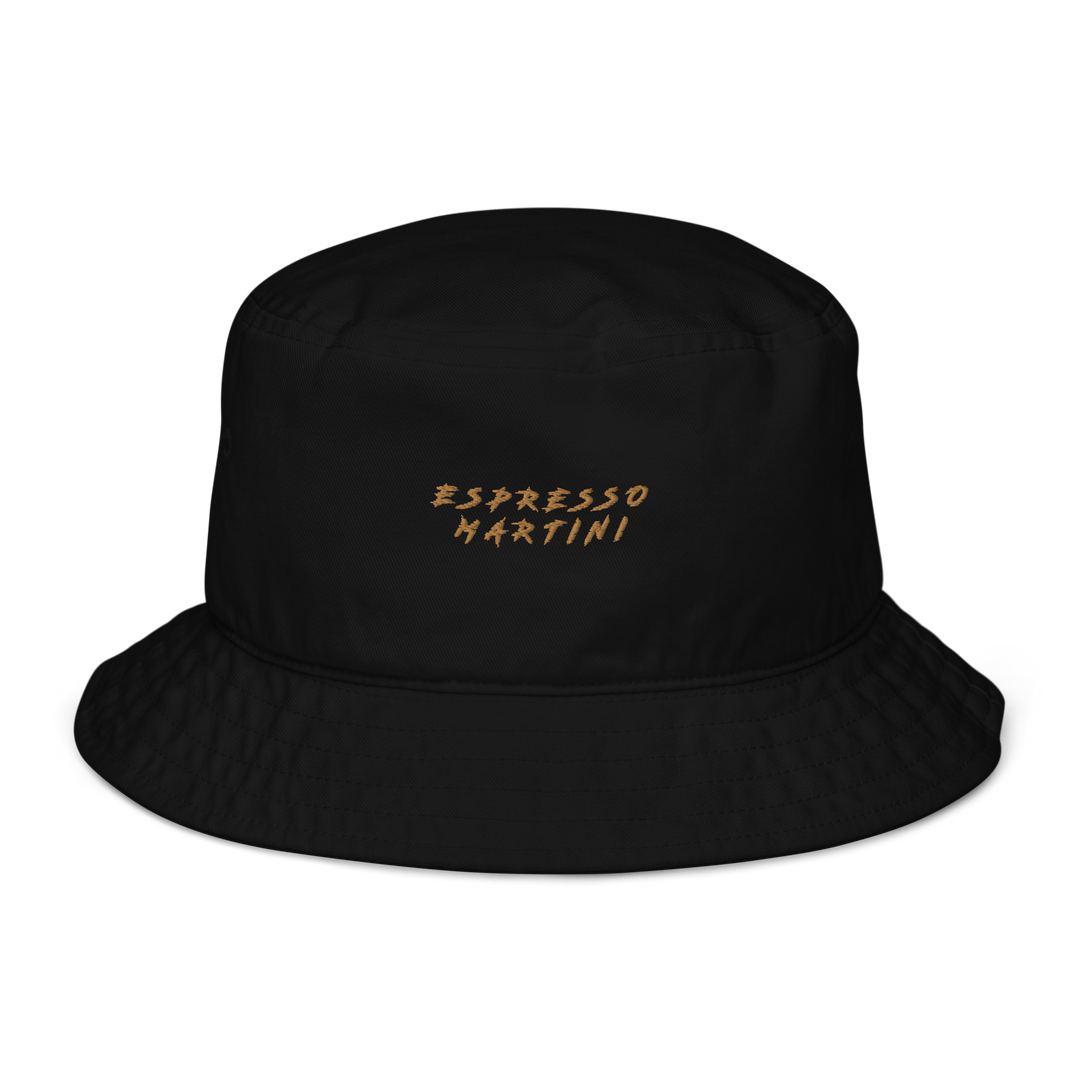 The Espresso Martini Organic bucket hat - Black - Cocktailored