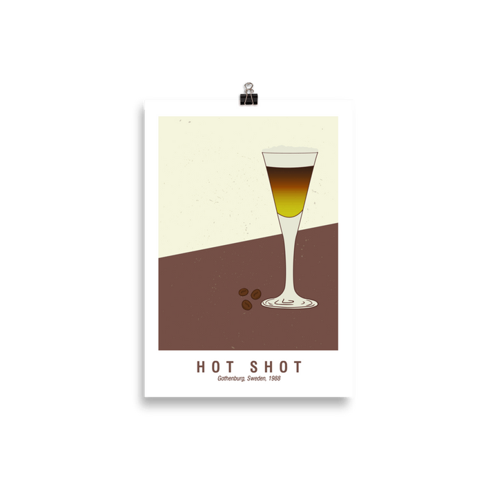 The Hot Shot Poster - 21x30 cm - Cocktailored