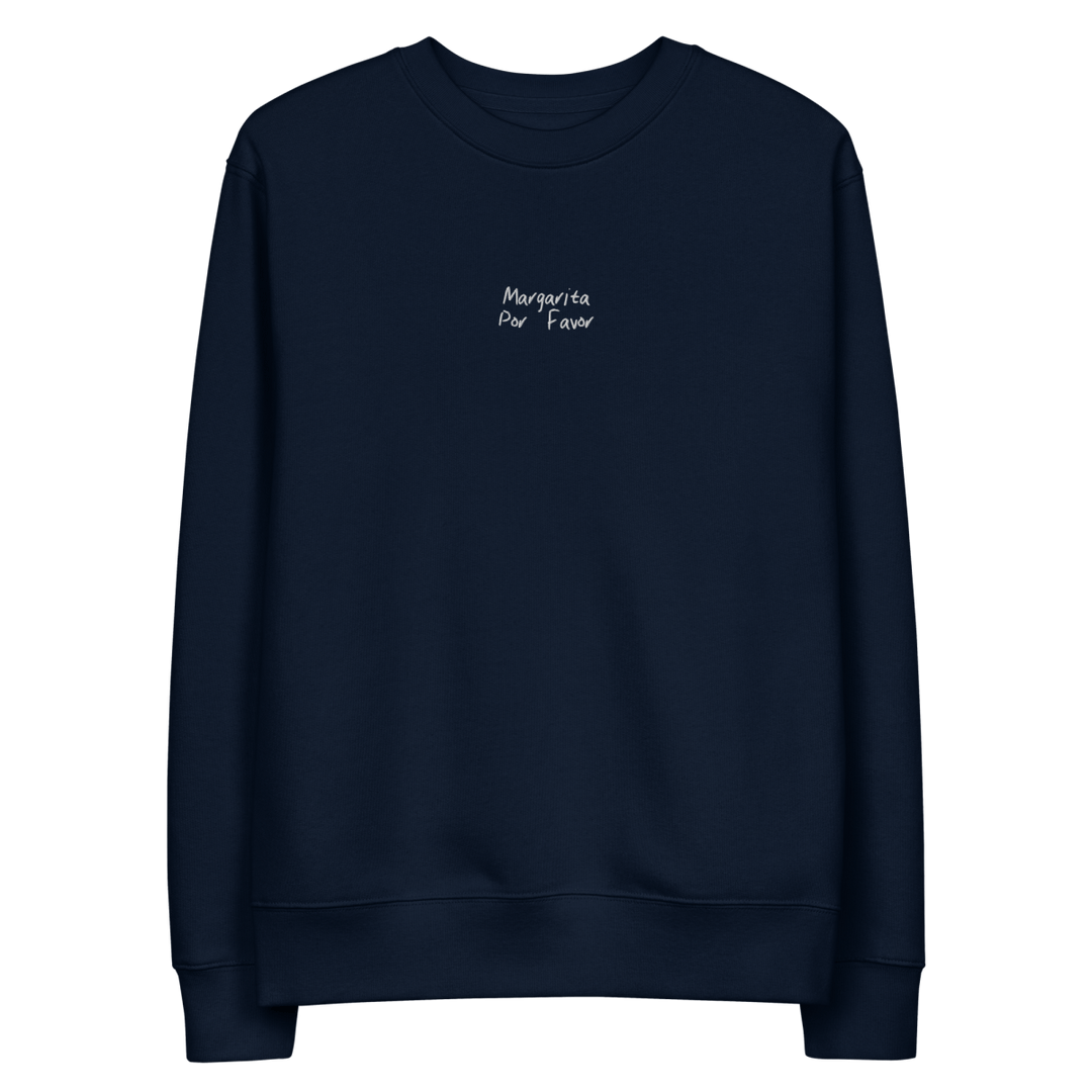 The Margarita Por Favor eco sweatshirt - French Navy - Cocktailored