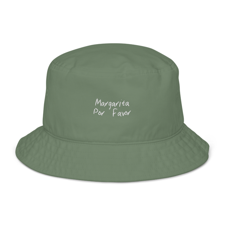The Margarita Por Favor Organic bucket hat - Dill - Cocktailored