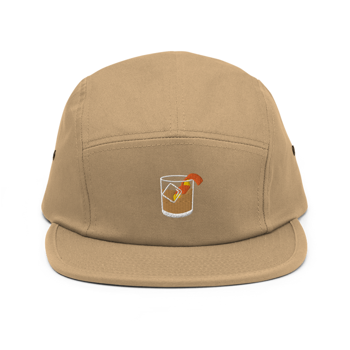 The Old Fashioned Glass Hipster Hat - Khaki - Cocktailored