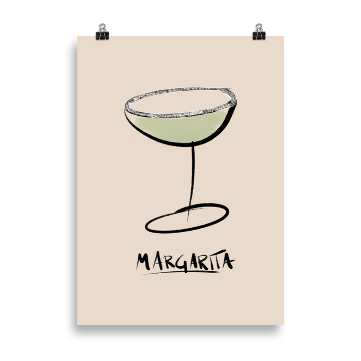 The Painted Margarita Poster - 50×70 cm - Cocktailored