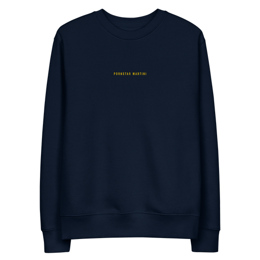The Pornstar Martini eco sweatshirt - French Navy - Cocktailored