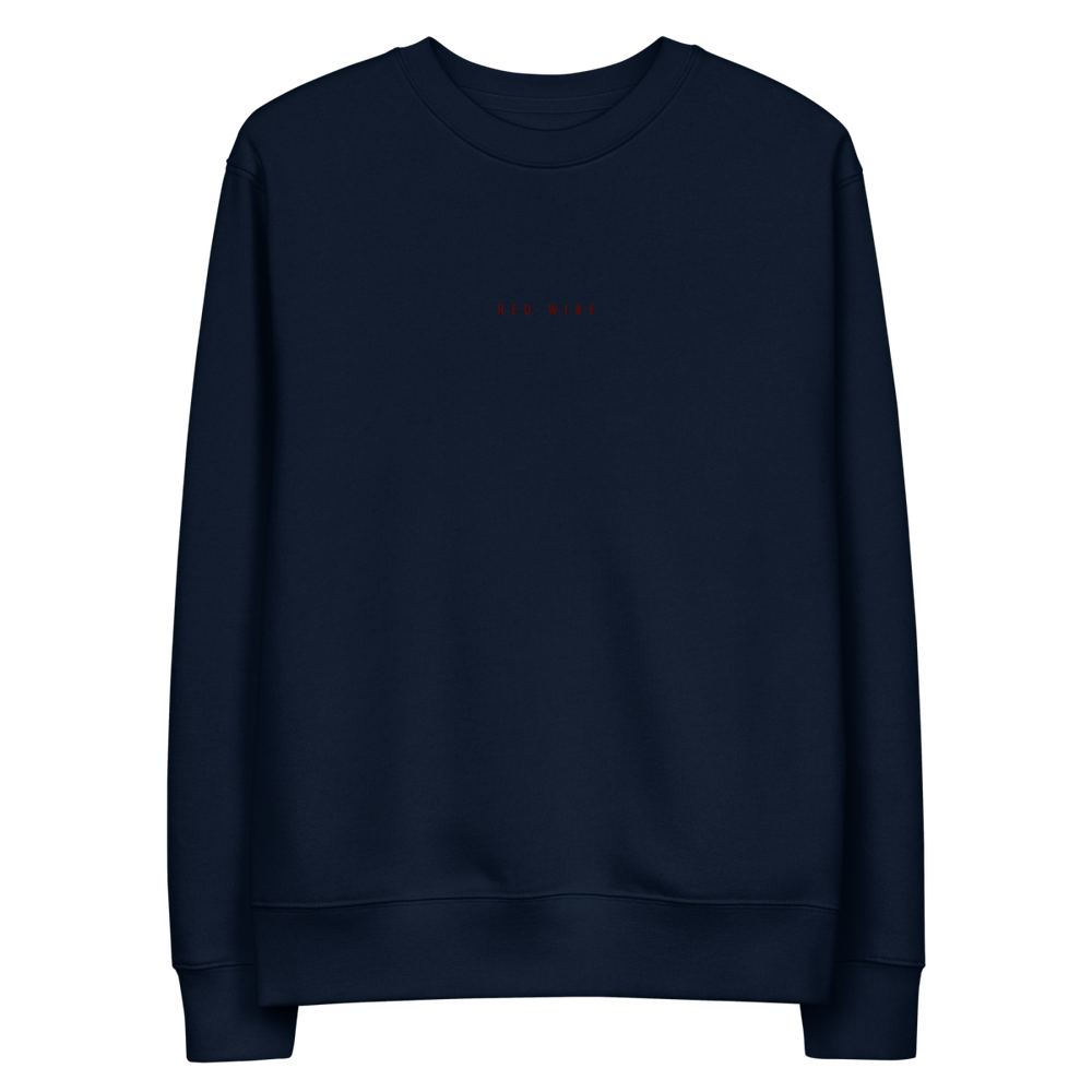 The Red Wine eco sweatshirt - French Navy - Cocktailored