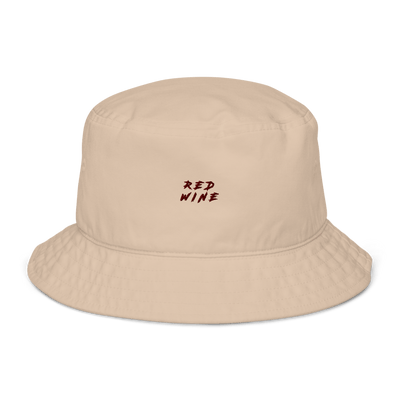 The Red Wine Organic bucket hat - Stone - - Cocktailored