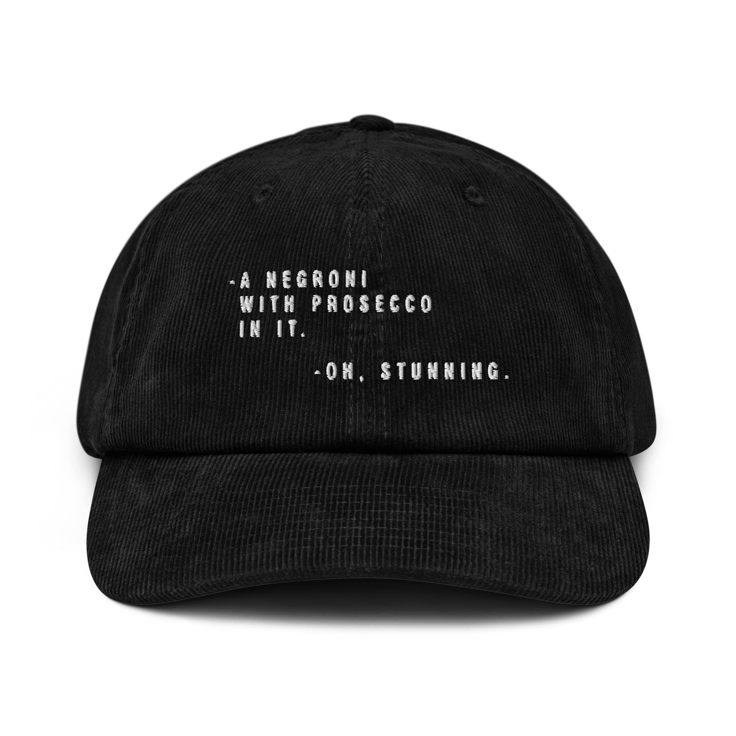 The Sbagliato Conversation Corduroy hat