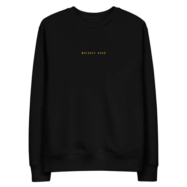 The Whiskey Sour eco sweatshirt - Black - Cocktailored