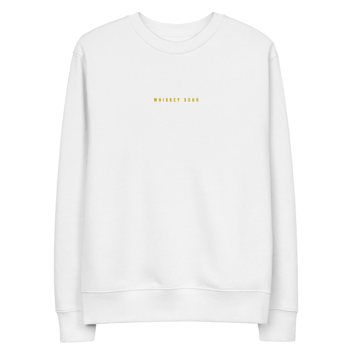 The Whiskey Sour eco sweatshirt - White - Cocktailored
