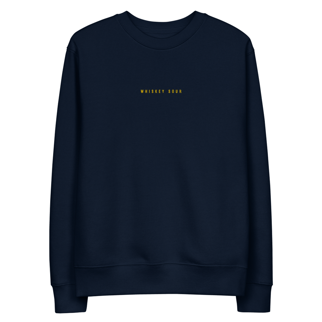 The Whiskey Sour eco sweatshirt - French Navy - Cocktailored