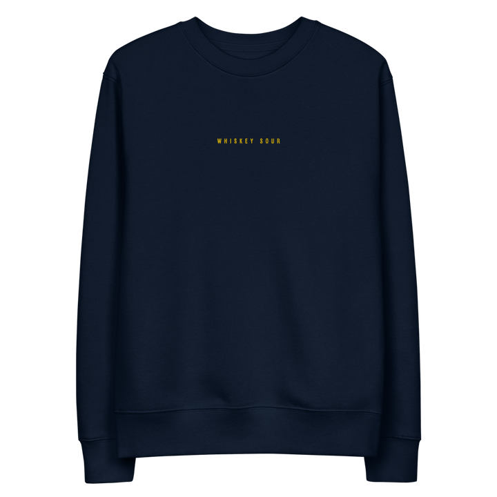 The Whiskey Sour eco sweatshirt - French Navy - Cocktailored